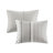 Gray Cotton Comforter Set With Tufted Chenille - queen