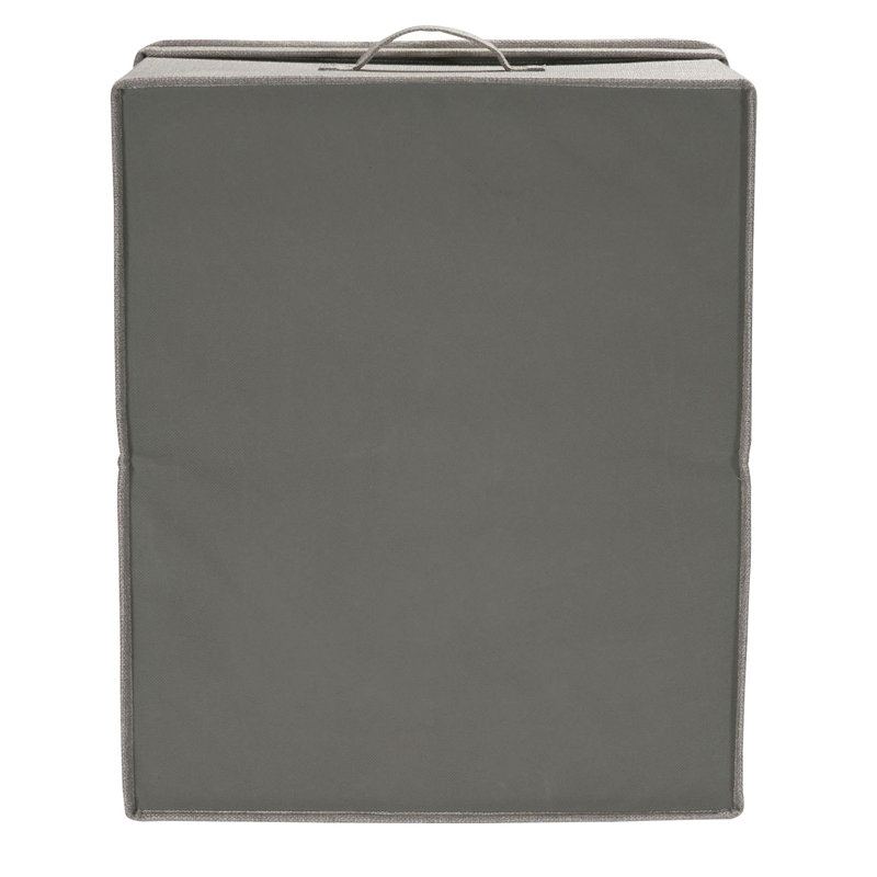 Jumbo Storage Box, 6" H x 10" W x 11" D, Black