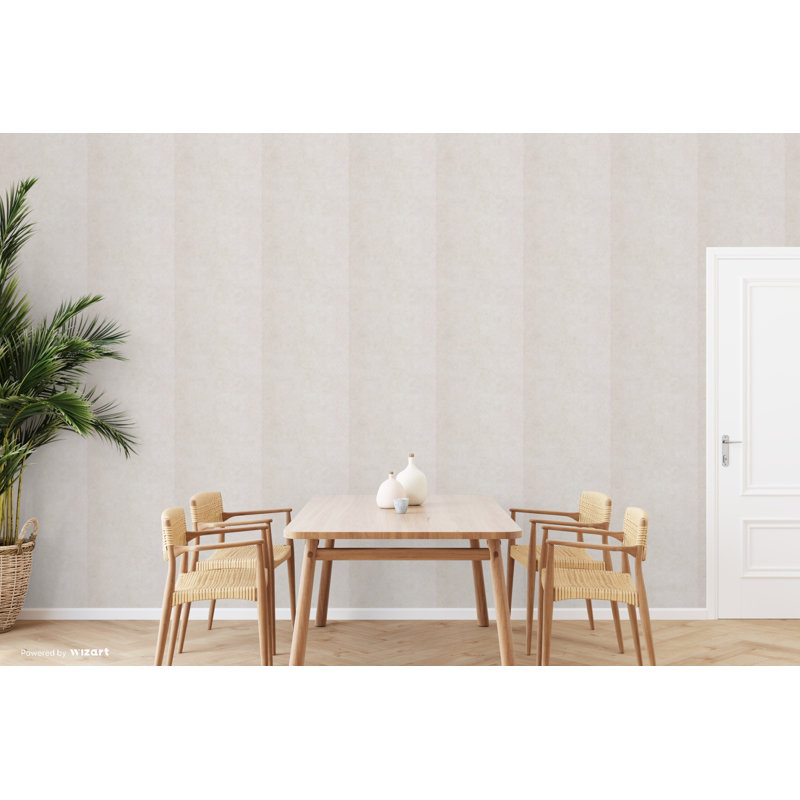 Auberon 10m x 53cm Wallpaper Roll, Light Cream