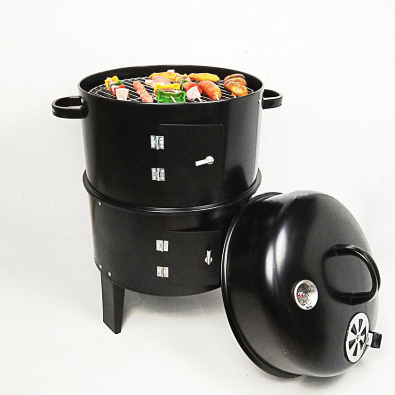 Four à barbecue - Tendre et délicieux barbecue à chaque fois 16,08 po Barbecue carré carré parfait pour recevoir
