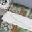 Cream Tribal Patchwork Polyester Standard Floral Duvet Cover-1955414212