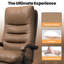 Ergonomic High Back Office Chair with Footrest, Faux Leather Executive Desk Chair-1212913733