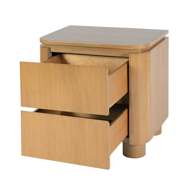 Table de chevet 2 tiroirs Mari