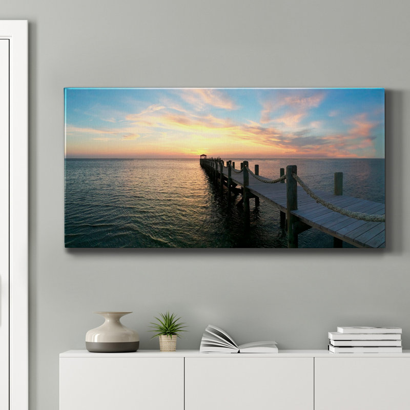 «Dockside», reproduction sur toile tendue, H 40 po x l 20 po x P 1,5 po