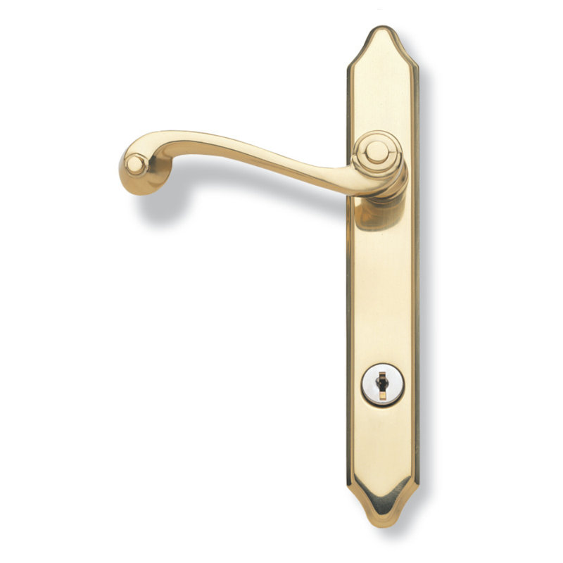 70 Series Split Fullview Storm Door with Retractable Screen and Brass Handle, 36" x 81"