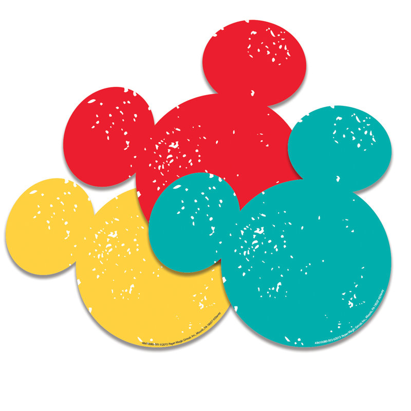 Découpes en papier Mickey Mouse