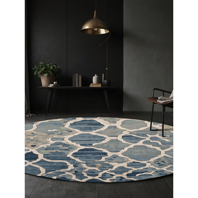 Tapis bleu lavable à la machine