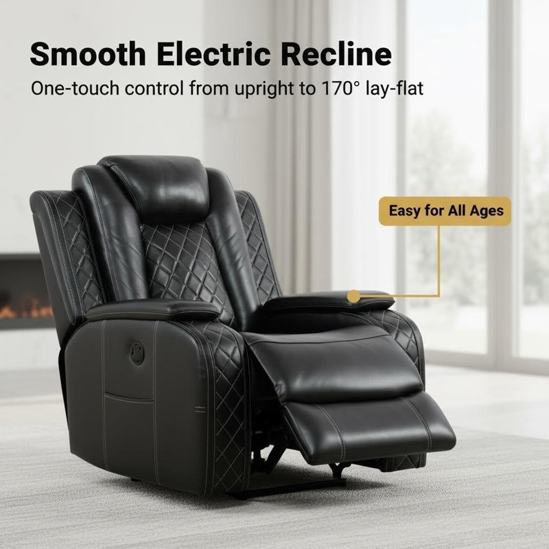 Fauteuil-lit, canapé-lit convertible, fauteuil-lit escamotable avec dossier réglable, fauteuil multifonctionnel pour le salon (gris)