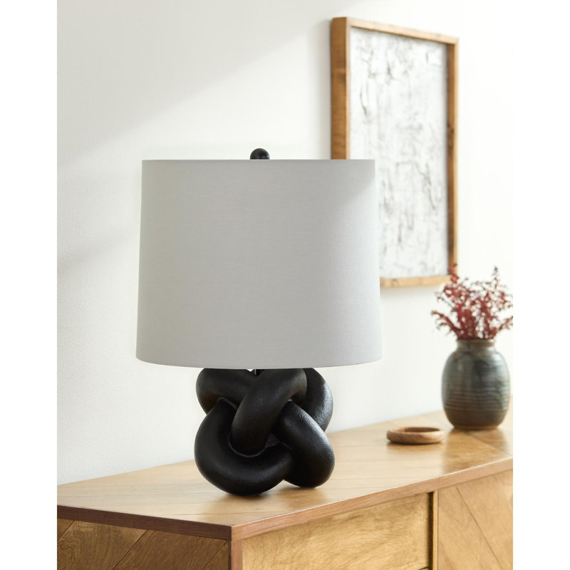 Lampe de table Bedelia, Noir