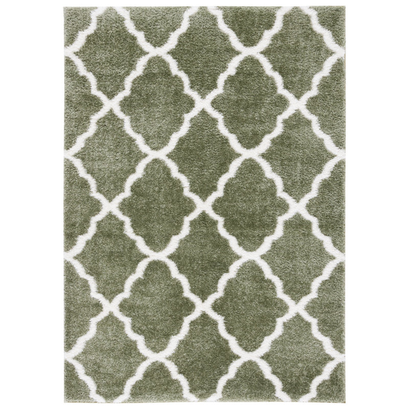 Tahoe Shag Performance Geometric Rug, Rectangle 6'7" x 8'7"