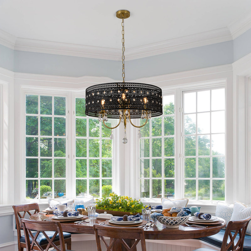 Lustre tambour 4 lumières