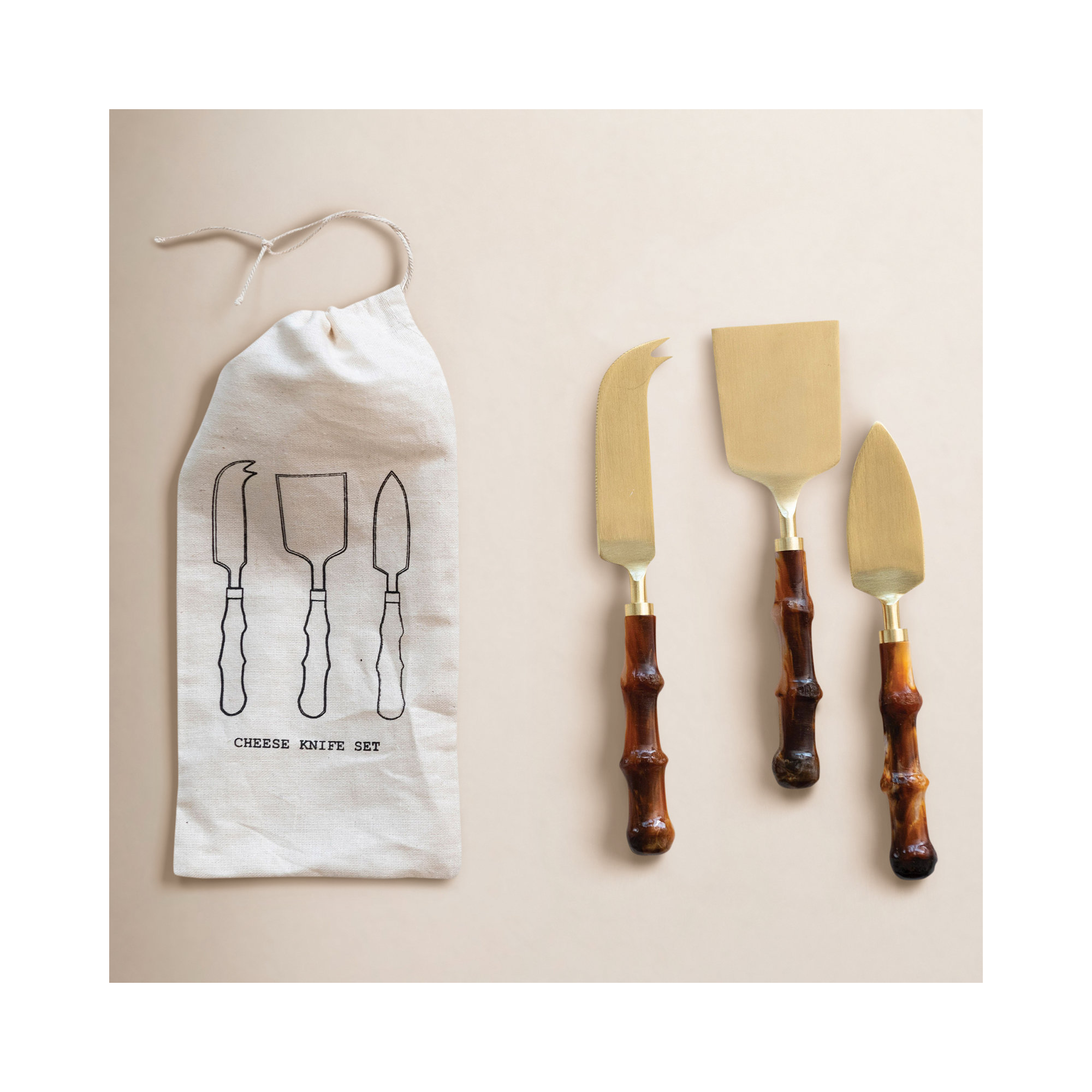 3 Piece Cheese Serving Set