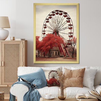 Red Ferris Wheel Whirling Memories " Red Ferris Wheel Whirling Memories "