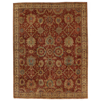 Antique Weave Oushak Wool Oriental Area Rug