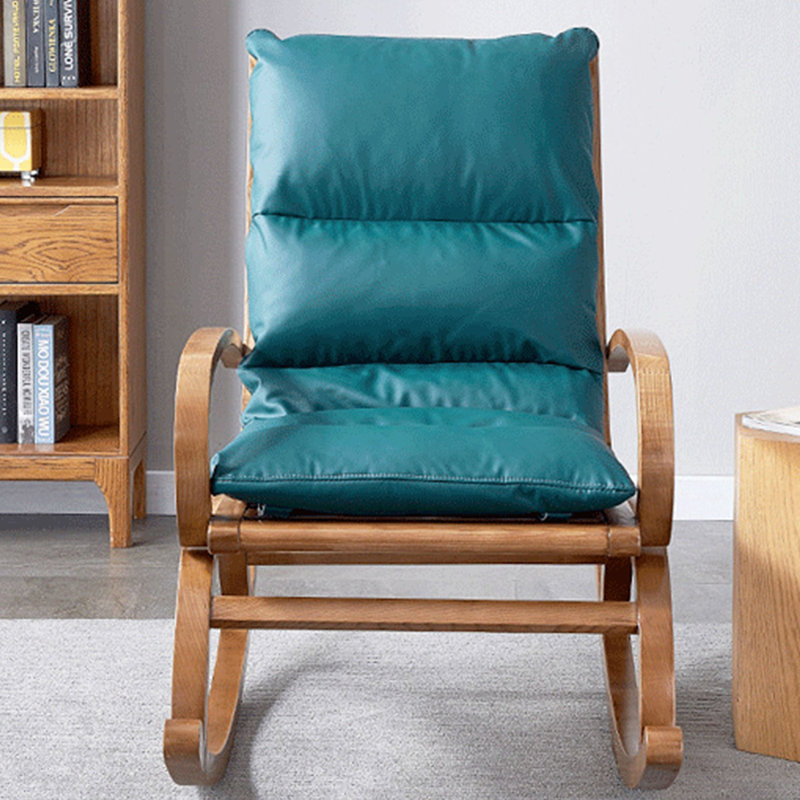 Chaise berçante en bois de frêne importé et confortable