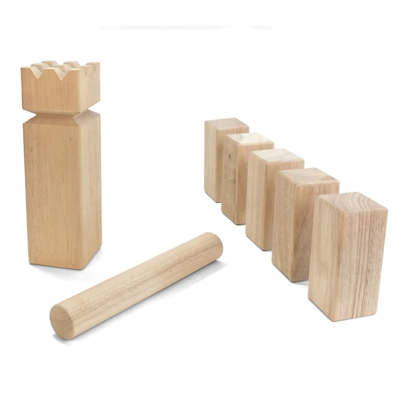 Yard Games Solid Wood with Carrying Case