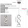 1 - Light Grey LED Unique/Statement Pendant