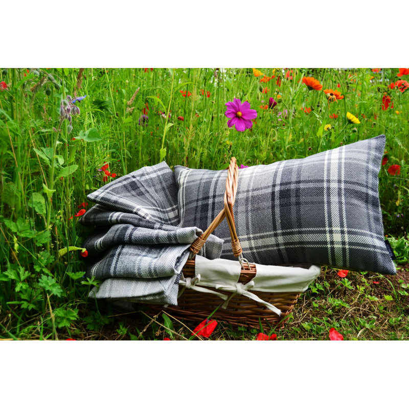 Deck Throw Blanket, 265 x 380 cm, Charcoal Grey