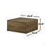 Table basse l 31,5 po avec 2 tiroirs