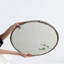 Grand plateau miroir argenté D18x2 "Valentina