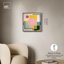 Impression sur toile de cercle abstrait-119983322-123467010