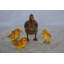 Ensemble de 5 figurines de famille canard Funchess en bronze