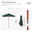 Parasol 78,7 po Semayah avec contrepoids inclus-636916574