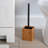 Bath Bliss Plastic Toilet Brush and Holder