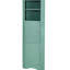 Armoire de rangement pour salle de bain, tablettes réglables pour une utilisation efficace de l'espace, forme triangulaire-118003163
