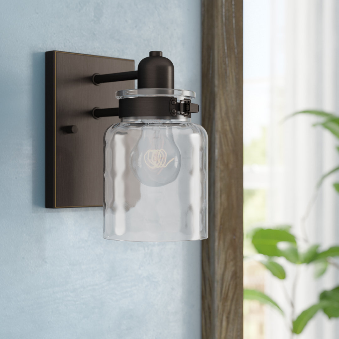 Leyden 1-Light Dimmable Bath Sconce Breakwater Bay 