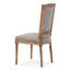 Chaise d'appoint rembourrée en lin Marsworth