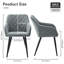 46 cm H Upholstered Linen Armchair-801867546
