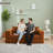 Boneless 71" Velvet Upholstered Sleeper Sofa Convertible Sofa Bed Floor Couch With 2 Pillows - No Assembly Required-652132849