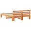 Bed Frame with Headboard Solid Pine Wood-2092905507-2092905533