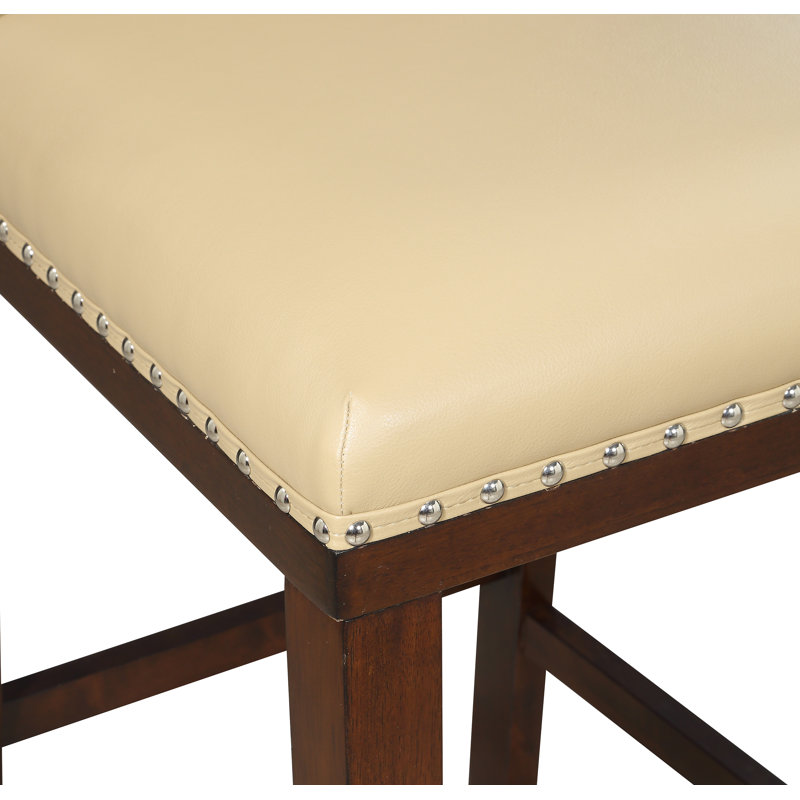 Tabouret Arkadian, Noir, Tabouret de comptoir (siège d'une hauteur de 24 p