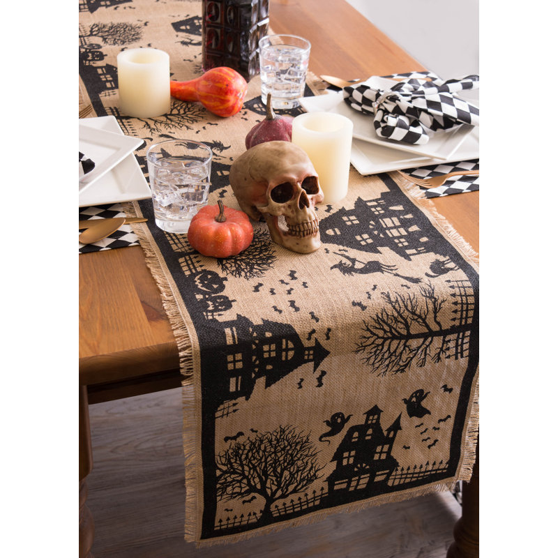 Usher Halloween Table Runnner