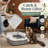 Light gray elevated litter box ramp and steps for kittens and old cats, featuring washable litter-catcher stairs, an anti-tracking mat pedal with a filter, and easy-clean construction for automatic cat litter boxes.