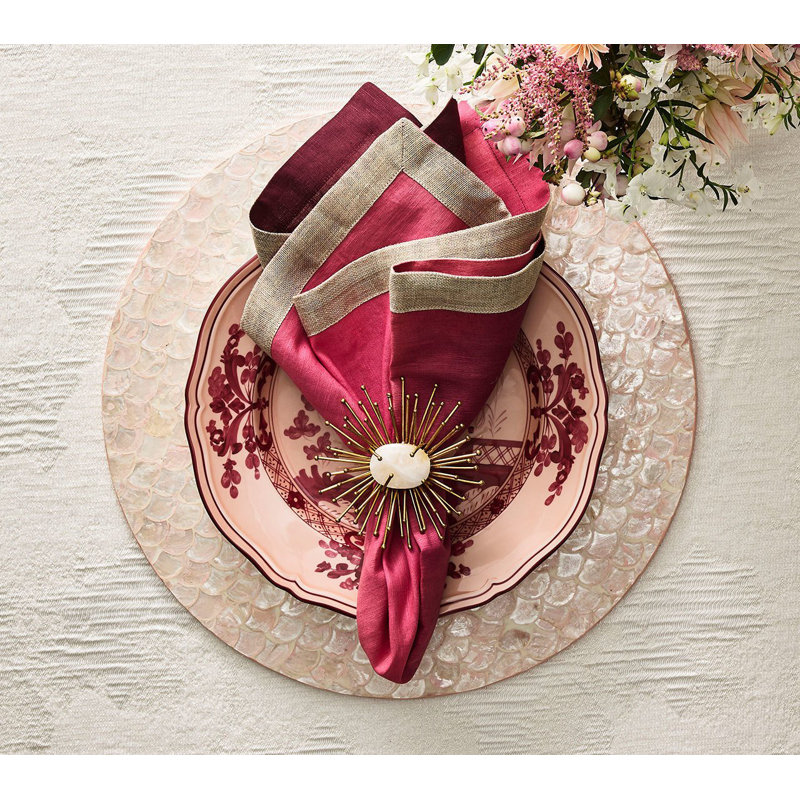Flare Napkin Ring, Gold