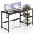 59" Metal Base Computer Desk with Power Outlet-86179276