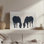 «Horse Silhouette II» par Michael Willett, reproduction d'art sur toile