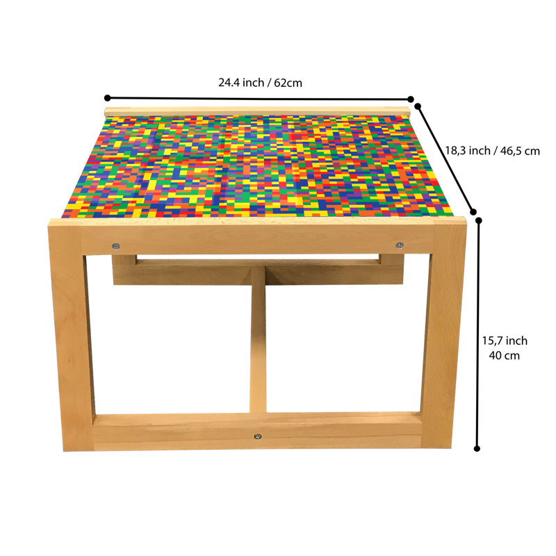Jaeliana Sled Coffee Table, 62cm H x 46cm W x 40cm D