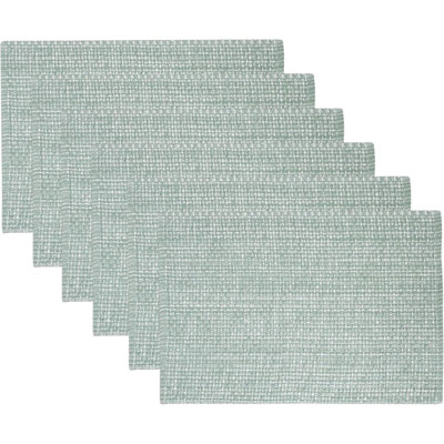 Ensemble de 6 napperons 100% coton pour salle à manger