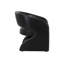 Fauteuil rembourré - noir