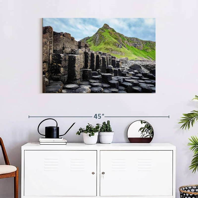 Rorry Giant's Causeway Basalt Columns, 24" H x 36" W