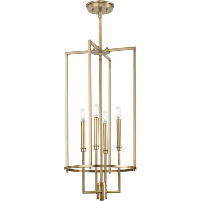 4 - Light Dimmable Square / Rectangle Chandelier