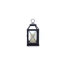 Lanterne en métal Black Gem avec bougie à piles