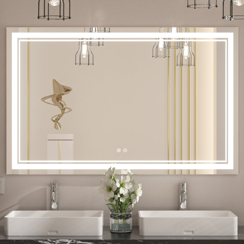 Miroir de salle de bain Kaelia, 36 po x 55 po