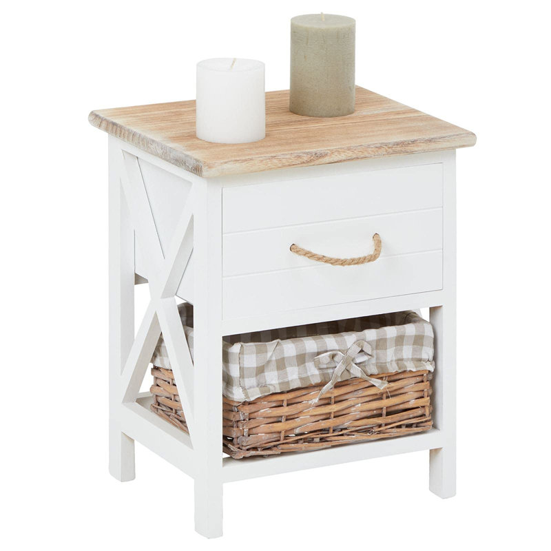Mayhews 32 cm W Bedside Table