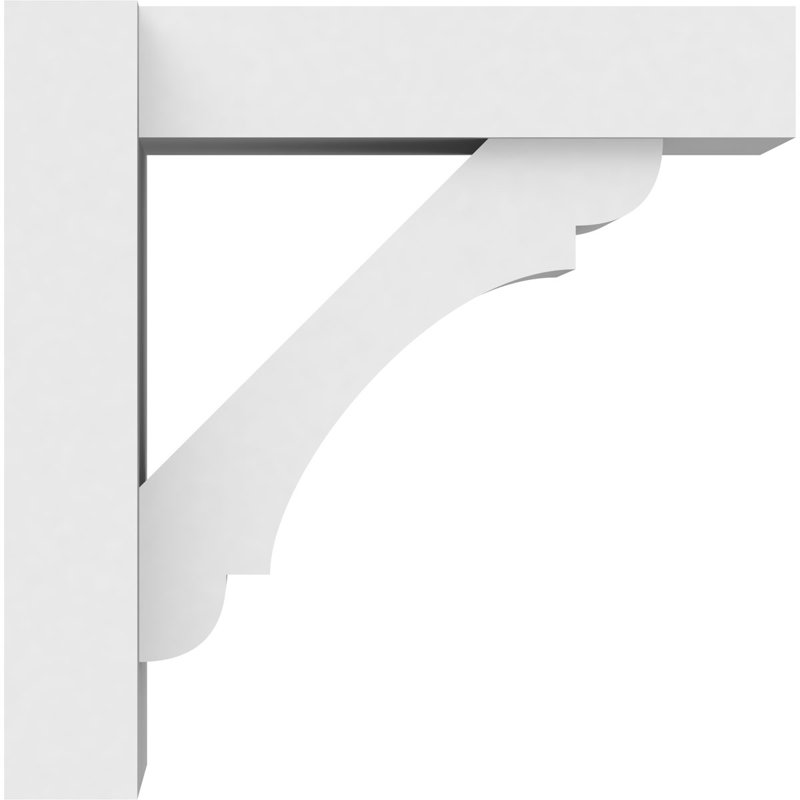 Perspectives en PVC de qualité architecturale avec extrémités blocs, L 7 po, H 12 po x P 12 po