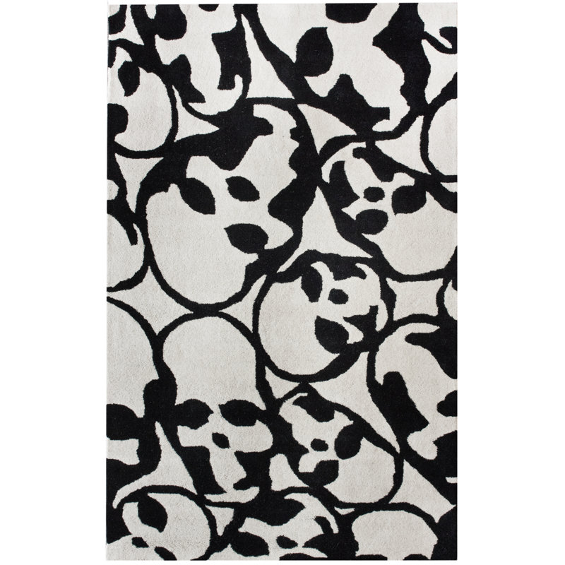 Tapis noir Jacieon Prima, 8 pi x 5 pi